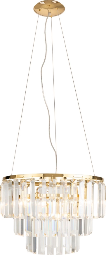 MAXLIGHT P0423 - Pakabinamas sietynas MONACO 9xG9/40W/230V diametras 42 cm auksas