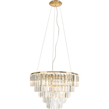 MAXLIGHT P0424 - Pakabinamas sietynas MONACO 15xG9/40W/230V diametras 60 cm auksas