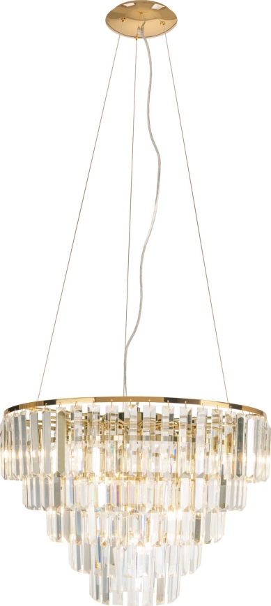 MAXLIGHT P0424 - Pakabinamas sietynas MONACO 15xG9/40W/230V diametras 60 cm auksas