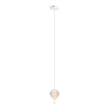 MAXLIGHT P0527 - LED Pakabinamas sietynas PALLONCINI 2xLED/3W/230V diametras 12 cm permatoma