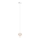 MAXLIGHT P0527 - LED Pakabinamas sietynas PALLONCINI 2xLED/3W/230V diametras 12 cm permatoma