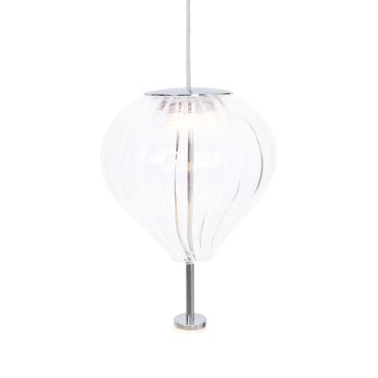 MAXLIGHT P0527 - LED Pakabinamas sietynas PALLONCINI 2xLED/3W/230V diametras 12 cm permatoma