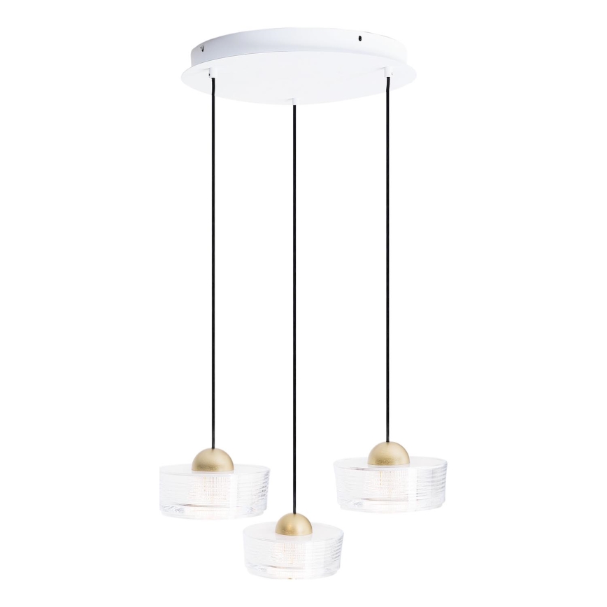 MAXLIGHT P0543 - LED Pakabinamas sietynas LIPARI LED/22W/230V diametras 35 cm permatoma