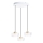 MAXLIGHT P0543 - LED Pakabinamas sietynas LIPARI LED/22W/230V diametras 35 cm permatoma