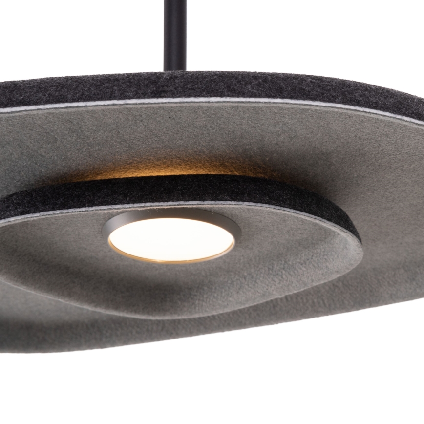 MAXLIGHT P0560 - LED Pakabinamas sietynas DEUX LED/5W/230V juoda