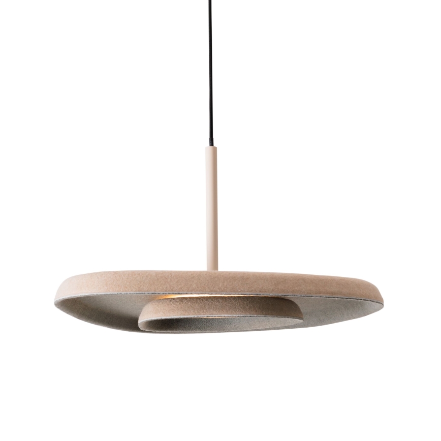 MAXLIGHT P0561 - LED Pakabinamas sietynas DEUX LED/5W/230V smėlio spalva/pilka