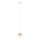 MAXLIGHT P0575 - LED Pakabinamas sietynas PALLONCINI 2xLED/3W/230V diametras 12 cm smėlio spalva