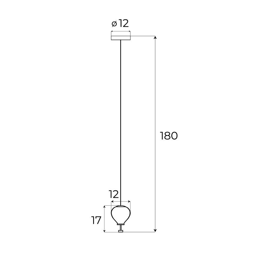 MAXLIGHT P0575 - LED Pakabinamas sietynas PALLONCINI 2xLED/3W/230V diametras 12 cm smėlio spalva