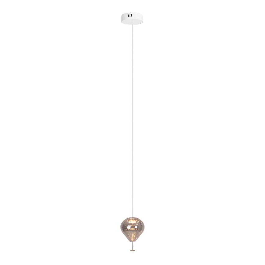 MAXLIGHT P0576 - LED Pakabinamas sietynas PALLONCINI 2xLED/3W/230V diametras 12 cm dūminis