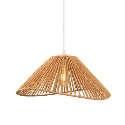 MAXLIGHT P0577 - Pakabinamas sietynas AMALFI 1xE27/15W/230V diametras 45 cm smėlio spalva