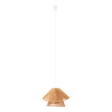 MAXLIGHT P0578 - Pakabinamas sietynas AMALFI 1xE27/15W/230V diametras 45 cm smėlio spalva