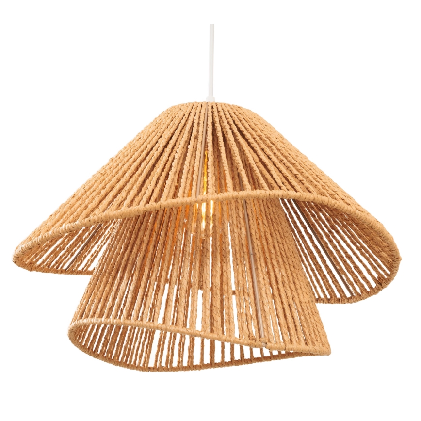 MAXLIGHT P0578 - Pakabinamas sietynas AMALFI 1xE27/15W/230V diametras 45 cm smėlio spalva