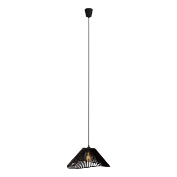 MAXLIGHT P0579 - Pakabinamas sietynas AMALFI 1xE27/15W/230V diametras 45 cm juoda