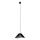 MAXLIGHT P0579 - Pakabinamas sietynas AMALFI 1xE27/15W/230V diametras 45 cm juoda