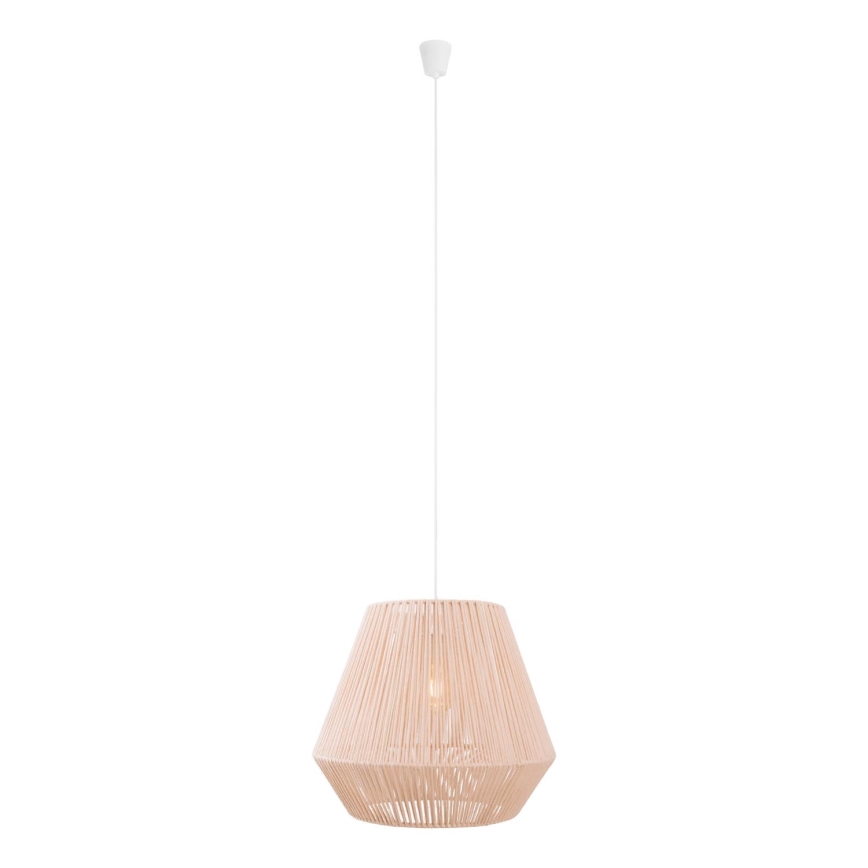 MAXLIGHT P0584 - Pakabinamas sietynas PRASLIN 1xE27/15W/230V diametras 44 cm smėlio spalva