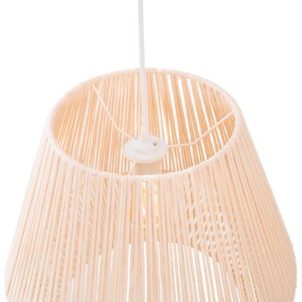 MAXLIGHT P0584 - Pakabinamas sietynas PRASLIN 1xE27/15W/230V diametras 44 cm smėlio spalva