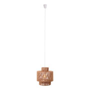 MAXLIGHT P0586 - Pakabinamas sietynas LABRIZ 1xE27/15W/230V diametras 35 cm smėlio spalva