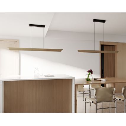 MAXLIGHT P0596 - dimeriuojamas pakabinamas LED šviestuvas ant laido JO-JO LED/40W/230V 2700/4500/5500K auksinė