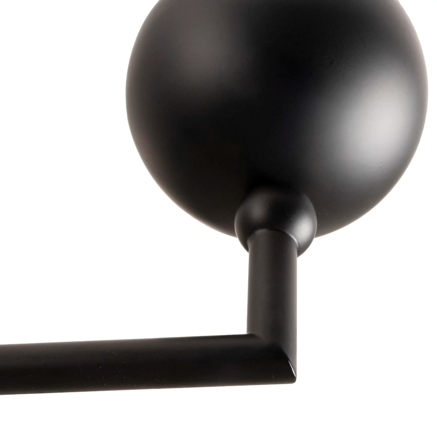 MAXLIGHT P0632 - pakabinamas šviestuvas ant stiebo NOVA 7xG9/7W/230V, skersmuo 70 cm, juodas