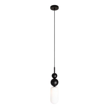 MAXLIGHT P0641 - Kabantis šviestuvas ant laido NOVA 1xG9/12W/230V Ø 12 cm juodas