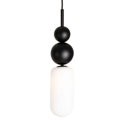 MAXLIGHT P0641 - Kabantis šviestuvas ant laido NOVA 1xG9/12W/230V Ø 12 cm juodas