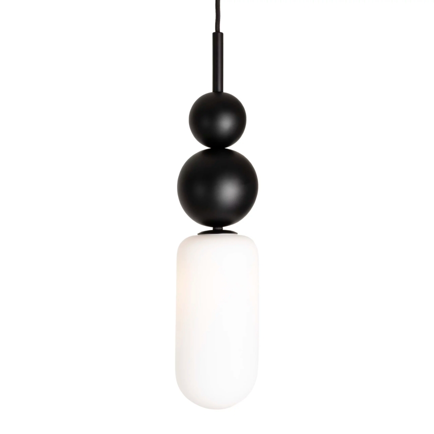 MAXLIGHT P0641 - Kabantis šviestuvas ant laido NOVA 1xG9/12W/230V Ø 12 cm juodas