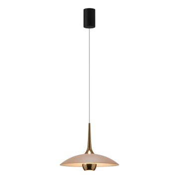 MAXLIGHT P0674 - LED liustra ant laido MANUKA LED/12W/230V skersm. 28 cm auksinė/smėlinė