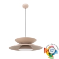 MAXLIGHT P0698 - LED liustra ant laido MAYUMI LED/12W/230V, skersmuo 50 cm, CRI 96, smėlio spalvos