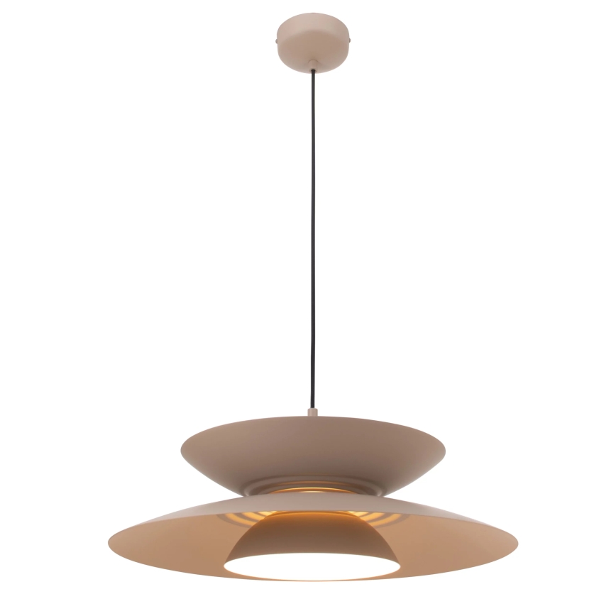 MAXLIGHT P0698 - LED liustra ant laido MAYUMI LED/12W/230V, skersmuo 50 cm, CRI 96, smėlio spalvos