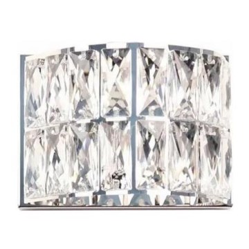MAXLIGHT W0204 - Sieninis šviestuvas DIAMANTE 1xG9/42W/230V blizgus chromas