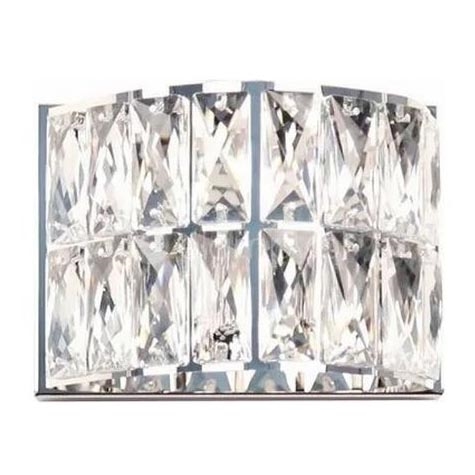 MAXLIGHT W0204 - Sieninis šviestuvas DIAMANTE 1xG9/42W/230V blizgus chromas