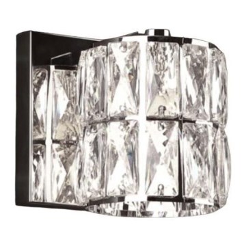 MAXLIGHT W0205 - Sieninis šviestuvas DIAMANTE 1xG9/42W/230V blizgus chromas