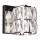 MAXLIGHT W0205 - Sieninis šviestuvas DIAMANTE 1xG9/42W/230V blizgus chromas