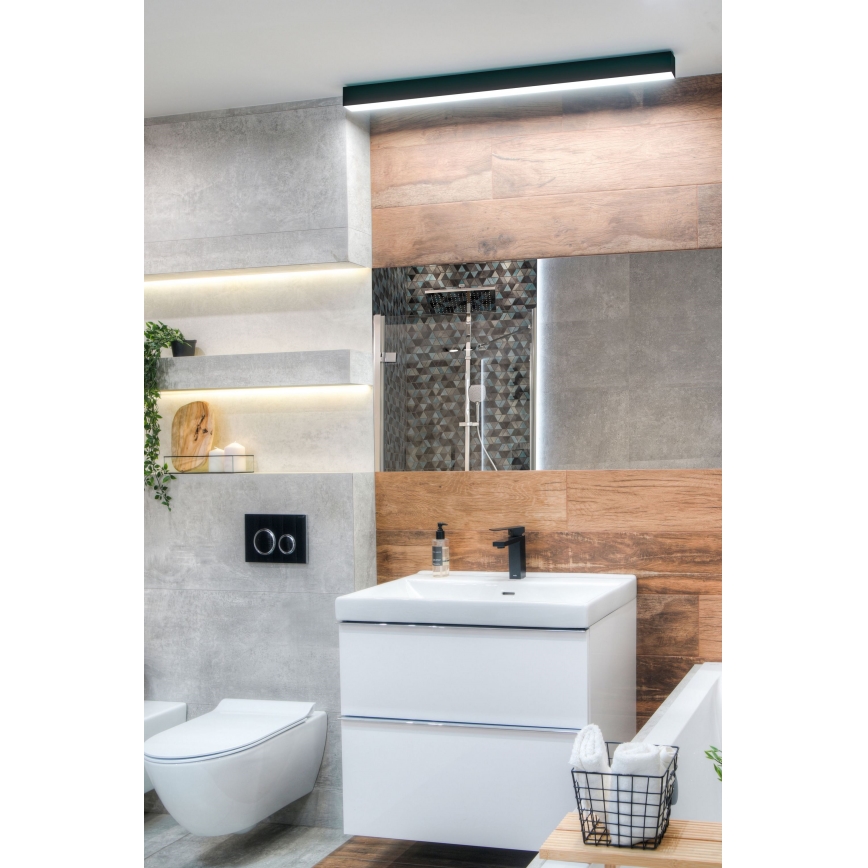 MAXLIGHT W0264 - LED Reguliuojamas vonios veidrodžio apšvietimas LINEAR LED/18W/230V 57 cm IP44 juoda