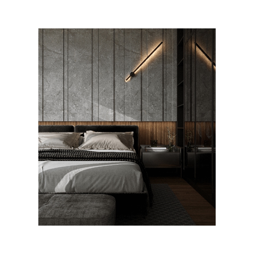 MAXLIGHT W0267 - LED sieninis lauko šviestuvas VORAS LED/8,4W/230V IP44 juoda