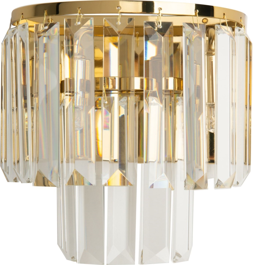 MAXLIGHT W0288 - Sieninis šviestuvas MONACO 2xG9/40W/230V auksas