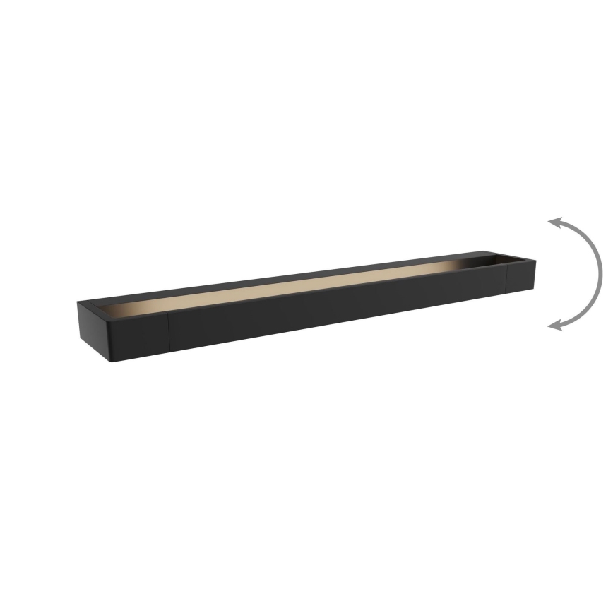 MAXLIGHT W0309 - LED Sieninis vonios šviestuvas FLINK LED/18W/230V 60 cm IP44 juoda