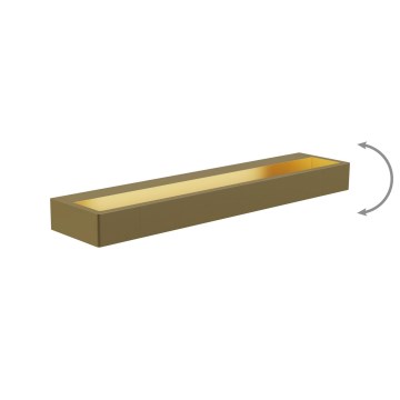 MAXLIGHT W0318 - LED Sieninis vonios šviestuvas FLINK LED/12W/230V 45 cm IP44 auksas