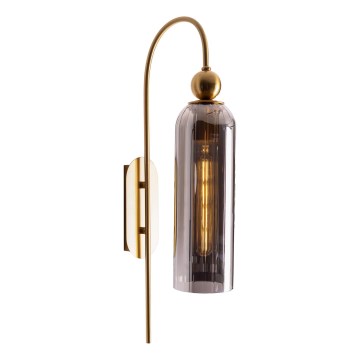 MAXLIGHT W0333 - Sieninis šviestuvas CAMPANILA 1xE27/40W/230V žalvaris/pilka