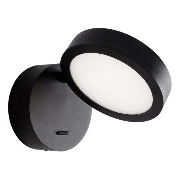 MAXLIGHT W0350 - LED sieninis akcentinis šviestuvas IBIZA LED/6W/230V juoda