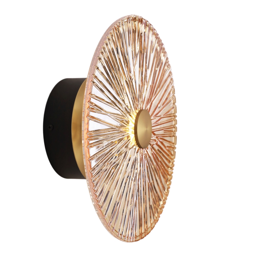 MAXLIGHT W0355 - LED sieninis šviestuvas ALLURE LED/5W/230V diametras 28 cm auksas