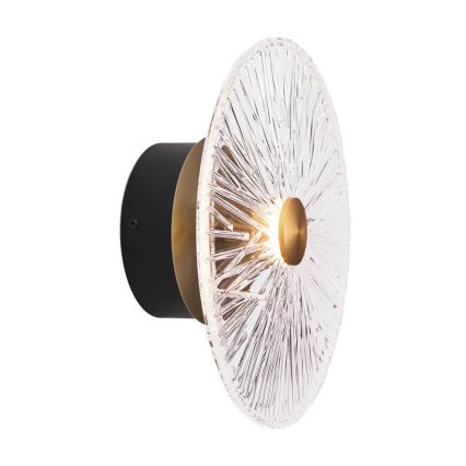 MAXLIGHT W0356 - LED sieninis šviestuvas ALLURE LED/5W/230V diametras 28 cm auksas/permatoma
