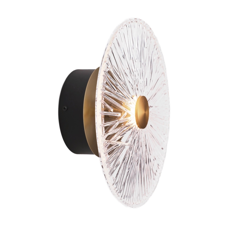 MAXLIGHT W0356 - LED sieninis šviestuvas ALLURE LED/5W/230V diametras 28 cm auksas/permatoma