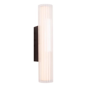 MAXLIGHT W0363 - LED Sieninis vonios šviestuvas FAYETTE LED/6W/230V 31 cm IP44 juoda