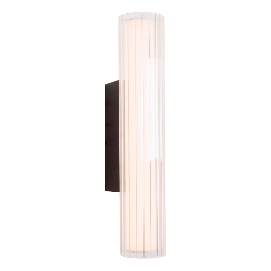 MAXLIGHT W0363 - LED Sieninis vonios šviestuvas FAYETTE LED/6W/230V 31 cm IP44 juoda