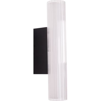 MAXLIGHT W0363 - LED Sieninis vonios šviestuvas FAYETTE LED/6W/230V 31 cm IP44 juoda
