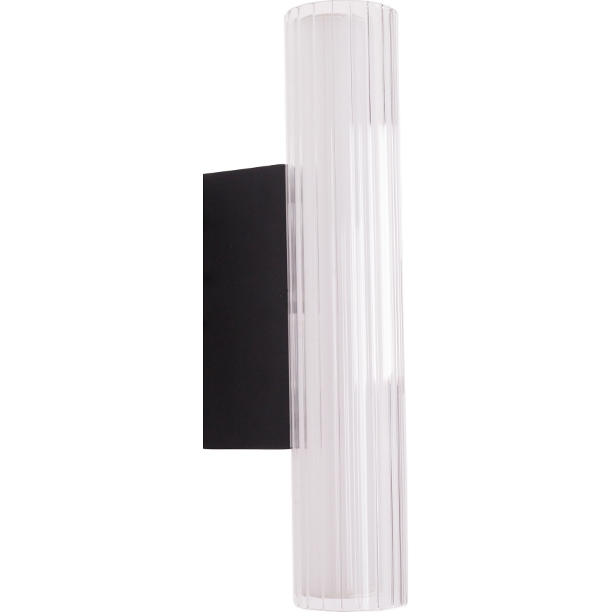 MAXLIGHT W0363 - LED Sieninis vonios šviestuvas FAYETTE LED/6W/230V 31 cm IP44 juoda