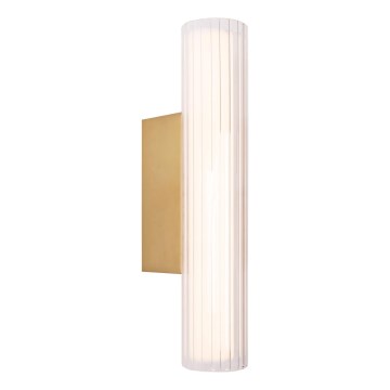 MAXLIGHT W0364 - LED Sieninis vonios šviestuvas FAYETTE LED/6W/230V 31 cm IP44 auksas