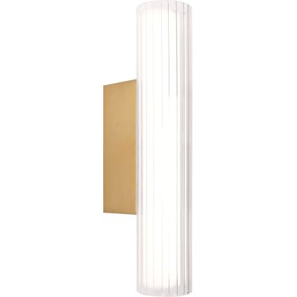 MAXLIGHT W0364 - LED Sieninis vonios šviestuvas FAYETTE LED/6W/230V 31 cm IP44 auksas