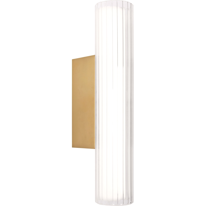 MAXLIGHT W0364 - LED Sieninis vonios šviestuvas FAYETTE LED/6W/230V 31 cm IP44 auksas